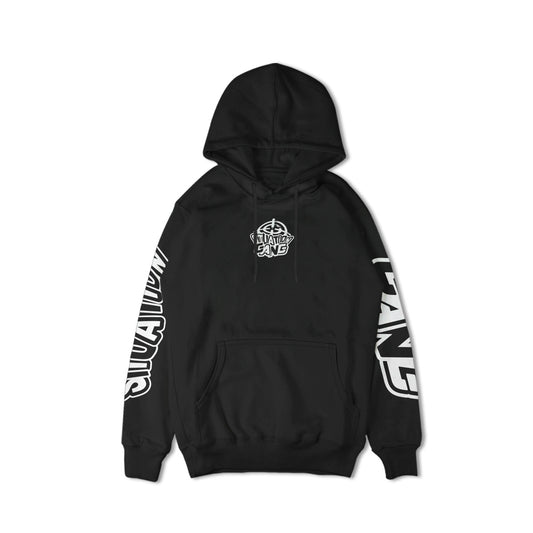 (Black & White) Front Situation Gang Hoodie